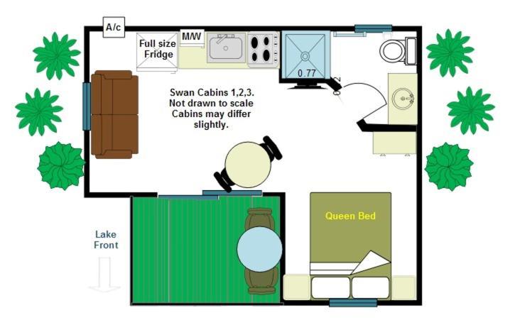 Hotel Lake Albert Caravan Park Meningie Habitación foto